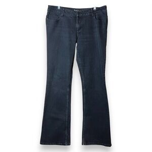 Simply Vera Vera Wang Women's Bootcut Jeans Black Size 12 Stretch Denim Y2K